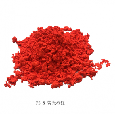 FS-8 fluorescent  orange red